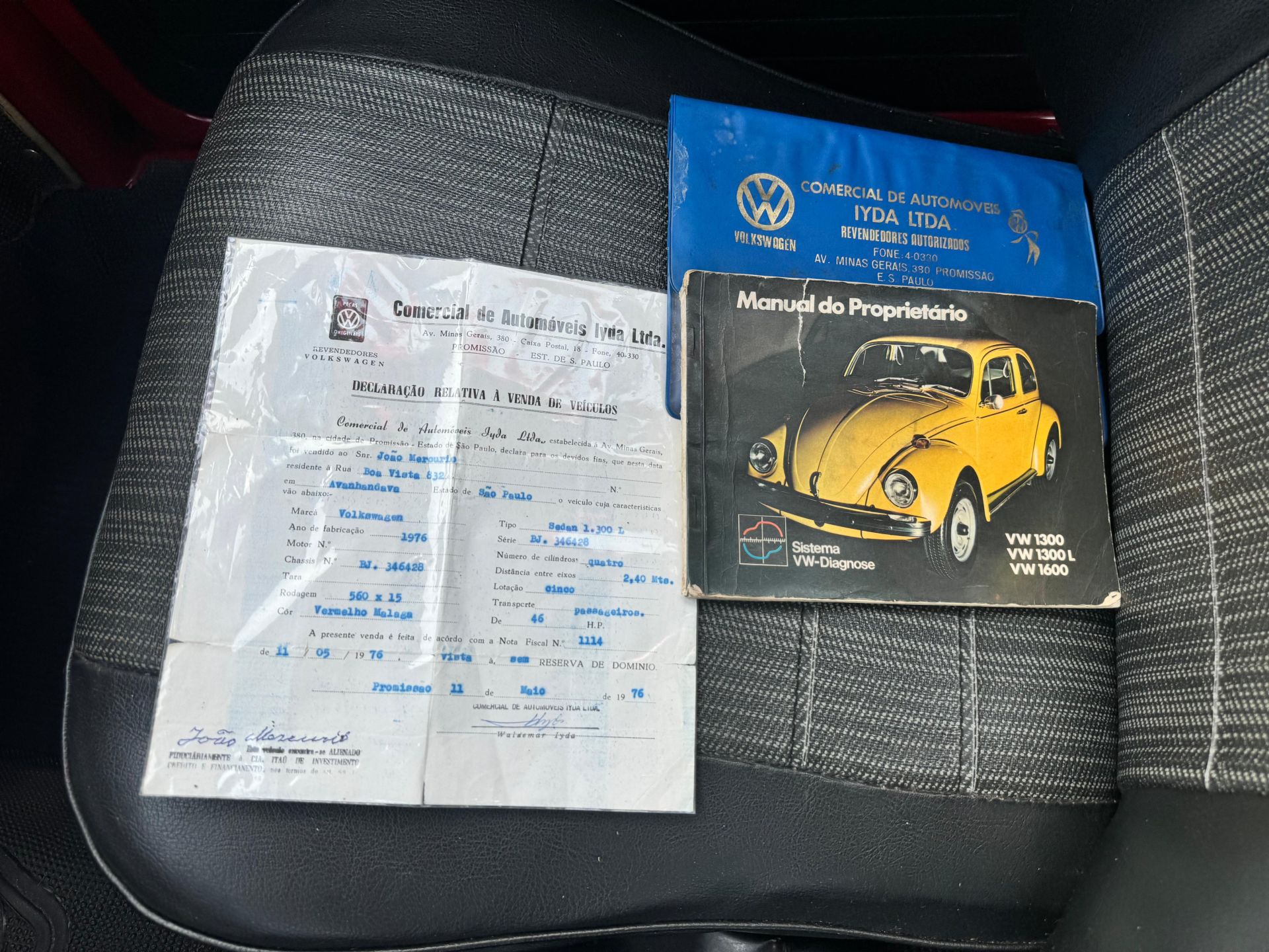 248ª Vw Fusca 1300 1976