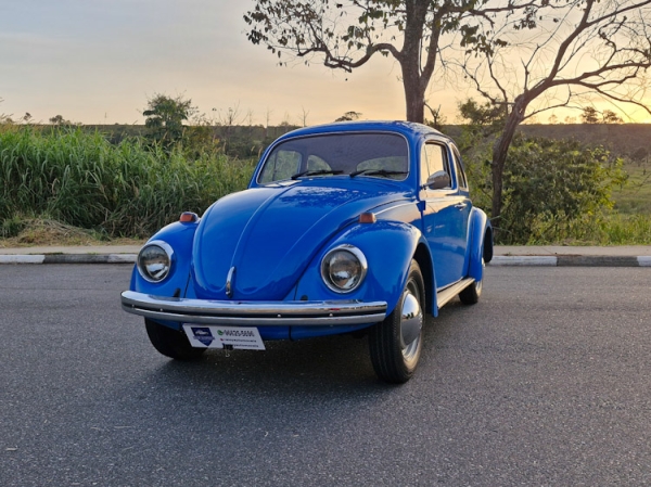 241ª Vw Fusca 1300 Azul Safira 1974 